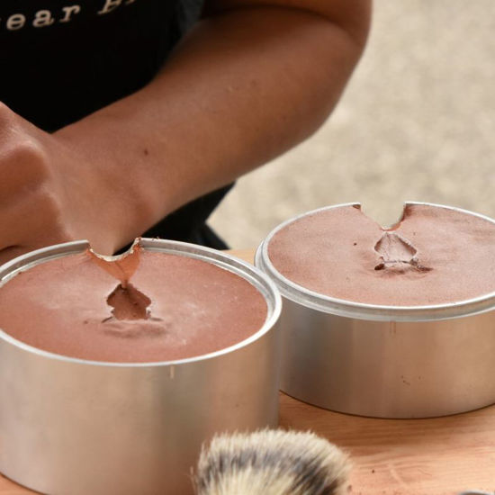 Bild von Giessen - Silbergiessen mit Sand und Sepia