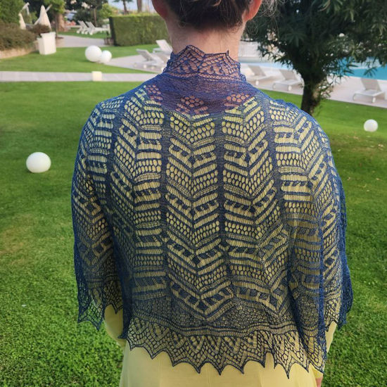 Image sur Stricken - Shetland Lace Technik