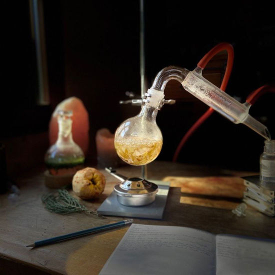 Image sur Destillieren von Pflanzenwasser