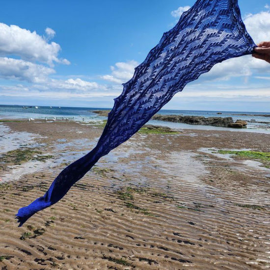 Image sur Stricken - Shetland Lace Technik