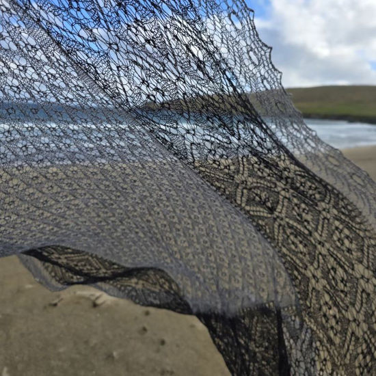 Image sur Stricken - Shetland Lace Technik