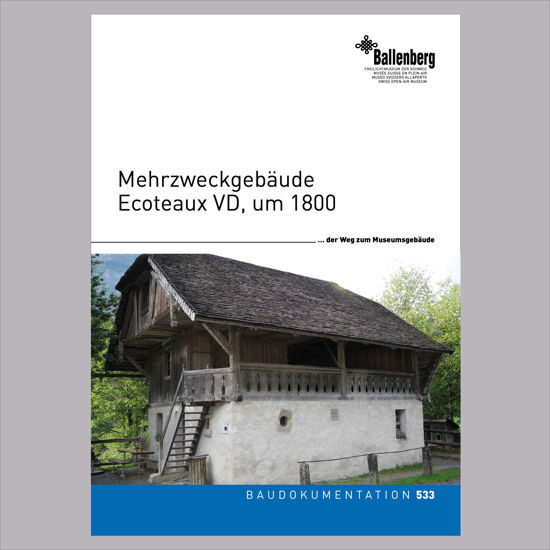 Bild von Baudokumentation Mehrzweckgebäude Ecoteaux